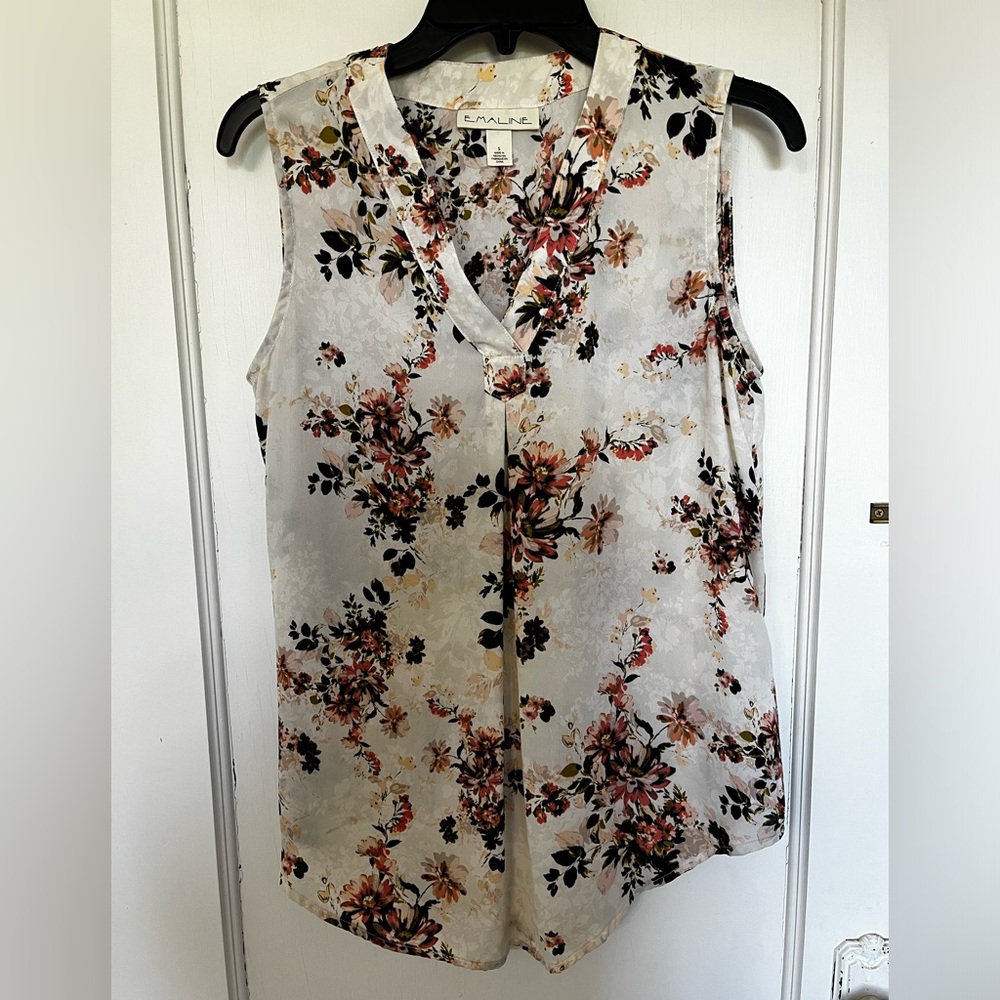 Floral tank by Emaline, S